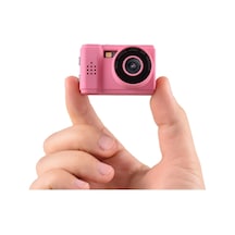 Tenfowee Pembe Mini Kamera: 1080p Video Kaydı Ve Fotoğraf Çekimi, Dahili Batarya, 1920x1080 Çözünürlük, 30fps, Tf Kart Desteği