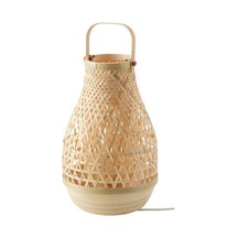Bambu Abajur MeridyenDukkan Bambu, 36 cm Masa Lambası Dekorasyon Diğer