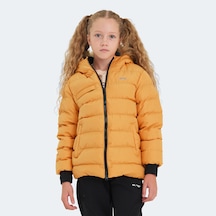 Slazenger CALISTO Çocuk Kapüşonlu Şişme Sarı Mont & Kaban