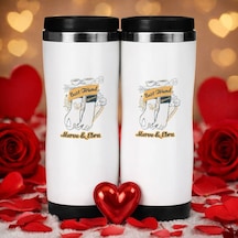 Bk Gift Kişiye Özel Best Friend Tasarımlı İkili Çelik Termos Bardak -3, Sevgiliye Hediye, Sevgililer Günü Hediyesi Kobitmeyencom36303 Bk Gift Renkli