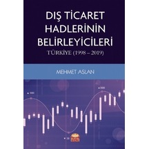 Dış Ticaret Hadlerinin Belirleyicileri: Türkiye 1998 - 2019 - Mehmet Aslan - Nobel Bilimsel Eserler