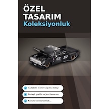 Hot Rod Tasarımlı 1/64 Chevrolet Silverado Dually Diecast Model Araba - Tekli Kutu Bx-313351