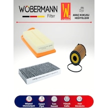Wöbermann Citroen C2 1.4 HDI Filtre Bakım Seti 2004-2009 3'lü Karbonlu Wöbermann Citroen C2 1.4 HDI Filtre Bakım Seti 2004-2009 3'lü Karbonlu