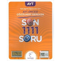 AYT den Önce Çözülmesi Gereken Sonra 1111 Soru(Eşit Ağırlık)- Karekök Eğitim Yayın