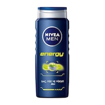 Nivea Men Energy Erkek Saç ve Vücut Şampuanı 500 ML