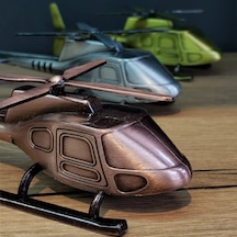 Dekoratif Metal Helikopter Gümüş, Bakır, Gold