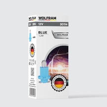 Ebs Duylu Gösterge Ampulü Mavi 12v 1,2w 1 Paket 10 Adet - Wolfram 30114