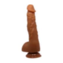 Morgece 25,2 Cm Realistik Vantuzlu Melez Dildo