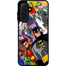 Samsung Uyumlu A26 Dc Comics Tasarımlı Glossy Telefon Kılıfı Siyah