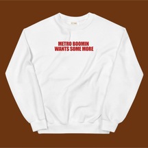 Metro Boomin Sweatshirt Beyaz Beyaz