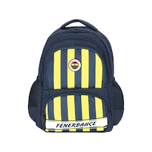 Fenerbahçe Lisanslı Çubuklu Okul Çantası Sırt Çantası Kod:25739 Orijinal Çok Renkli