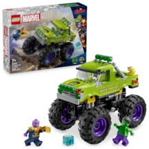 LEGO® ǀ Marvel Hulk Kamyonu, Thanos'a Karşı 76312 - 7 Yaş ve Üzeri Çocuklar için Süper Kahraman İçeren Yaratıcı Oyuncak Yapım Seti (229 Parça)