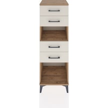 Hyperion Dolap Tek Raflı 4 Çekmeceli 44x44x134 Çam-aytaşı Çam