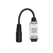 Rgb Şerit Led Kontrol Cihazları - Bluetooth, Sese Ve Müziğe Duyarlı, 24 Tuşlu - 6 Amper, 10 Metreye Kadar Rgb Şerit Led Çalıştırır 1, Bluetooth Kontrol Cihazı Enerji Sınıfı A