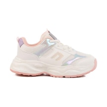 Cool Birian Kız Çocuk Bağcıklı Günlük Sneaker Spor Ayakkabı Gümüş