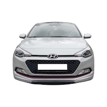 Hyundai I20 Uyumlu 2014-2017 Boyasız Mat Siyah, Abs Plastik Sport Ön Ek