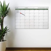 Manyetik Yapışkanlı Bir Aylık Program Planlayıcı Akıllı Statik Duvar Takvimi 1. Sınıf Kalite 85x56 Cm