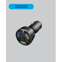 Gld-spt- 55w Güçlü Araç Şarj Cihazı Power Delivery Destekli