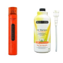 Morfose Ultra Sert Saç Spreyı 400 ml + Morfose Tuzsuz Şampuan 100