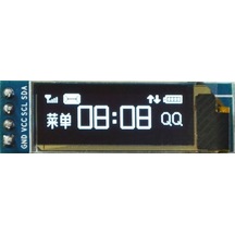 0.91" I2c 128x32 Beyaz Oled Lcd
