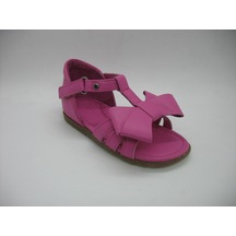 Piarmoni 01224 Deri Ortopedik Fuşya Kurdelalı Sandalet 21-25 Fuşya