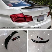 Bmw F10 Psm Spoiler A Kalite, Piano Black 1 Sınıf Abs Plastik