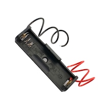 Powermaster Bh-18650 Kablolu 18650 Başlıklı Piller İçin Tekli Pil Yuvası