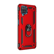 Teknomoda Samsung Uyumlu Galaxy M12 Tank Kilif Yüzüklü Standli Korumali Kapak 379841464