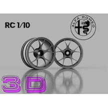 Rc 1/10 Alfa Romeo Giulia Qv Jant Replikası
