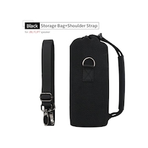 Jbl Flıp 7 İçin Taşınabilir Hoparlör Çantası Flıp 7 Gen Ses Geçirgen Çanta Açık Black With Strap