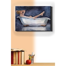 Webstyle Sayılarla Boyama Seti Kasnaklı Küvette Kadın 50 X 65 Cm