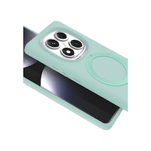 Uray Store Xiaomi Redmi Note 14 Pro 4g Regal Magsafe Standlı Kapak - Su Yeşili