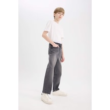 DeFacto Erkek Çocuk Loose Fit Düz Paça Basic Düz Jean Pantolon D6489A825SMNM55