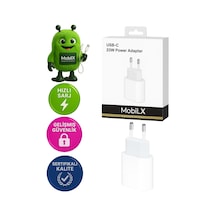 Mobilx 20w Type-c Hızlı Şarj Adaptörü Apple Uyumlu iPhone, Samsung, Xiaomi, Oppo, Huawei, Realme, Reeder