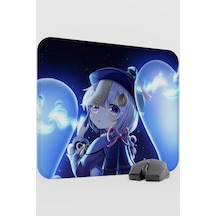 Qiqi Genshin Impact Anime Gacha V1 - 48x40 Xl Gaming Mouse Pad Fare Altlığı