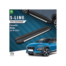 S-Dizayn Hyundai Kona S-Line Aluminyum Yan Basamak 173 Cm 2018 Üz