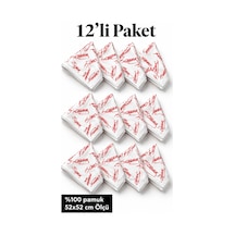 Herşeynota 12 Li Atatürk İmzalı 52x52 Cm %100 Pamuk Fular Bandana Tören Etkinlik Seti Çok Renkli