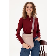 U.S. Polo Assn. Kadın Bej Kapitone Çapraz Çanta 50300296-VR011