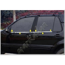 Woc Chrome Mercedes Ml Klasse W163 Krom Cam Çıtası 1998-2005 6 Pa