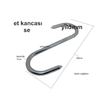 Et Kancası Kasap Kancası Se Kanca Es Et Kancası 20 Cm Sağlam