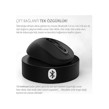 2 Adet Inca Wireless Silent Bluetooth Mouse Siyah Iwm-288t