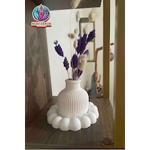 Bernami Mumluk Şamdanpinterest Bubble Tabak Ve Pampas Vazo Dekoratif Set Diğer