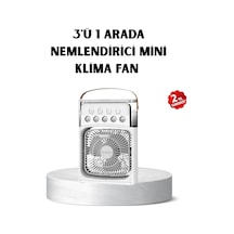 Usb Bağlantılı Taşınabilir Mini Klima Fan 500ml Su Hazneli Ve Sessiz Çalışma Çok Renkli