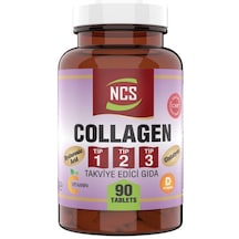 Ncs 90 Tablet Kolajen Collagen Tip 1-2-3 Glutatyon Vitamin C