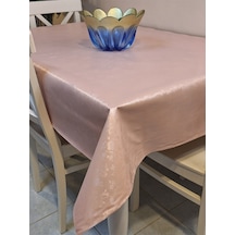 Elyaflı Pvc Muşamba - Desenli Silinebilir Masa Örtüsü Pembe Pembe