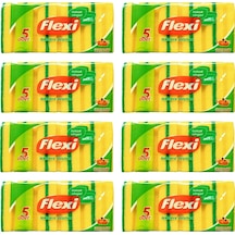 Flexi Oluklu Bulaşık Süngeri 5 Li X 8 Adet