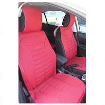 Volkswagen Passat B7 2011-2014 Kumaş Beşli Koltuk Minderi Terletmez Cepli Kırmızı