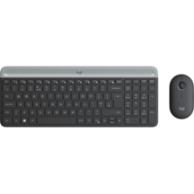 Logitech MK470 Kablosuz İnce Q Klavye + Mouse Seti Siyah