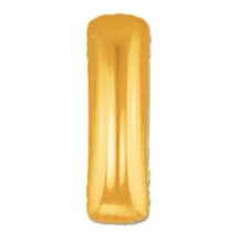 Gold Folyo Balon 16" İnç 40 CM I Harfi
