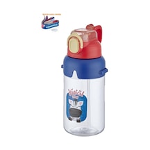 Vagonlife Boyun Askılı Kalın Pipetli Kilitli Kapak 650 Ml Okul Su Matarası 3 Renk Diğer